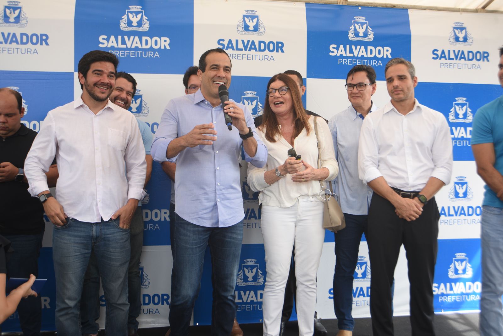 O prefeito Bruno Reis esteve no local, nesta terça-feira (29), para assinar a ordem de serviço autorizando o início das intervenções O prefeito Bruno Reis esteve no local, nesta terça-feira (29), para assinar a ordem de serviço autorizando o início das intervenções