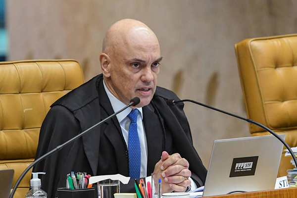O ministro Alexandre de Moraes, do STF (Supremo Tribunal Federal)