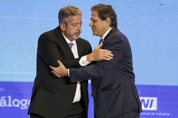 Arthur Lira e Fernando Haddad Arthur Lira e Fernando Haddad