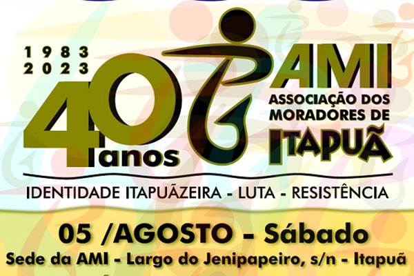 Associação dos Moradores de Itapuã celebra 40 anos de existência Associação dos Moradores de Itapuã celebra 40 anos de existência