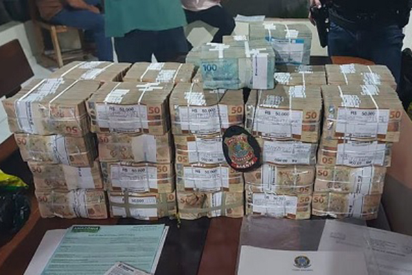 Dinheiro apreendido em Roraima