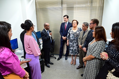 A inauguração foi realizada pela procuradora geral de Justiça Norma Cavalcanti. 