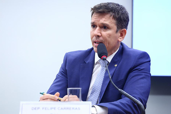 Líder do PSB na Câmara dos Deputados, deputado federal Felipe Carreras