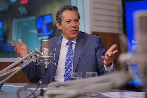 O ministro Fernando Haddad (Fazenda)