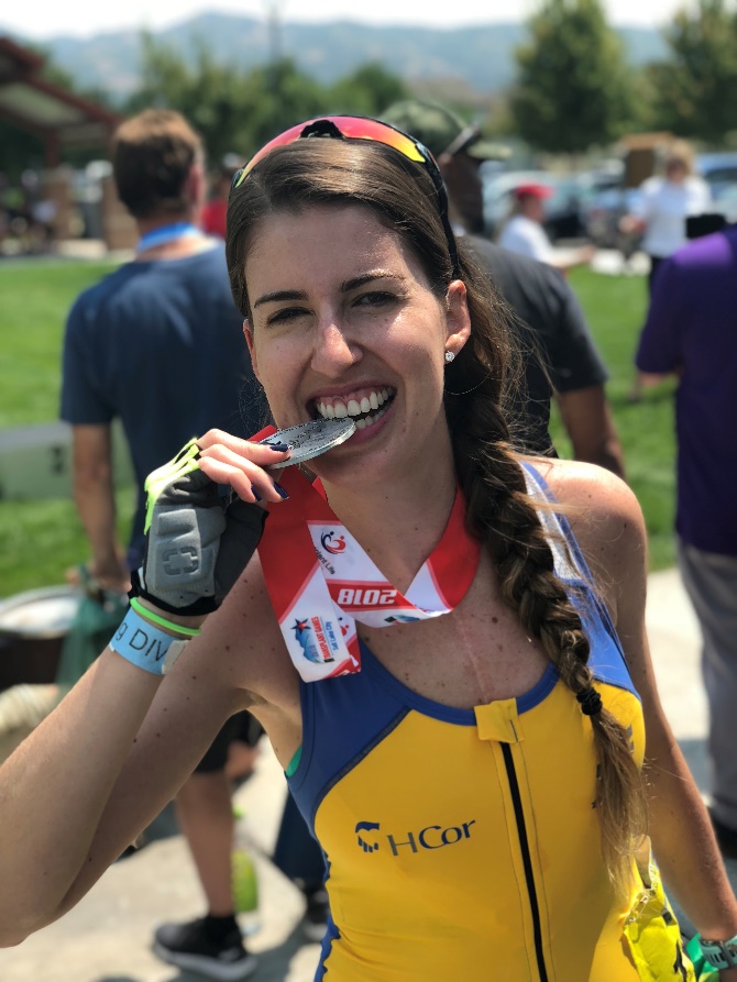 Patricia Fonseca e a primeira medalha de sua vida