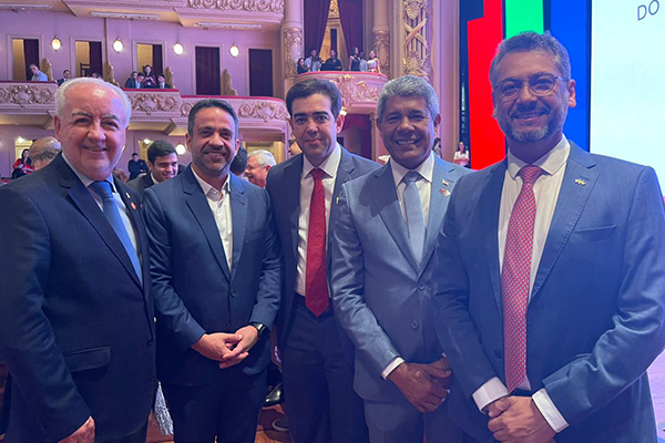 O governador Jerônimo Rodrigues participou do evento de lançamento do novo PAC