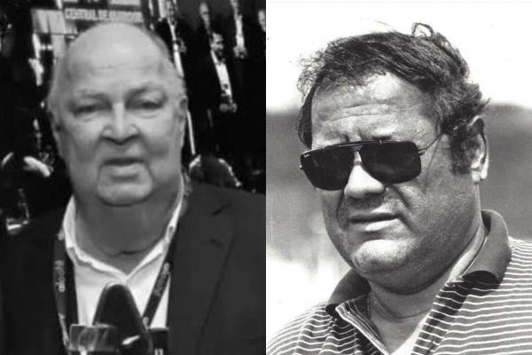 O publicitário José Linhares e o jornalista Alberto Miranda