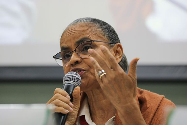 A ministra do Meio Ambiente, Marina Silva
