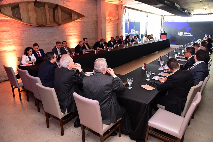 Ministro aposentado Ricardo Lewandowski, do Supremo Tribunal Federal (STF), marcou o encerramento deste ciclo do curso Ministro aposentado Ricardo Lewandowski, do Supremo Tribunal Federal (STF), marcou o encerramento deste ciclo do curso