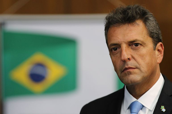 O ministro da Economia da Argentina, Sérgio Massa