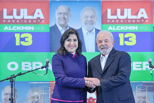 Simone Tebet e Lula