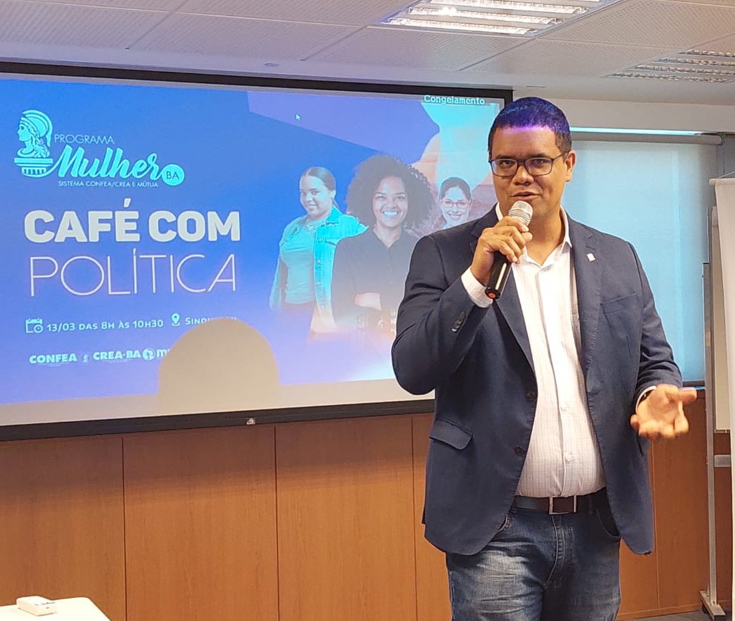 Candidato a reeleição ao Conselho Regional de Engenharia e Agronomia da Bahia (Crea-BA), o eng. agrimensor Joseval Carqueija Candidato a reeleição ao Conselho Regional de Engenharia e Agronomia da Bahia (Crea-BA), o eng. agrimensor Joseval Carqueija