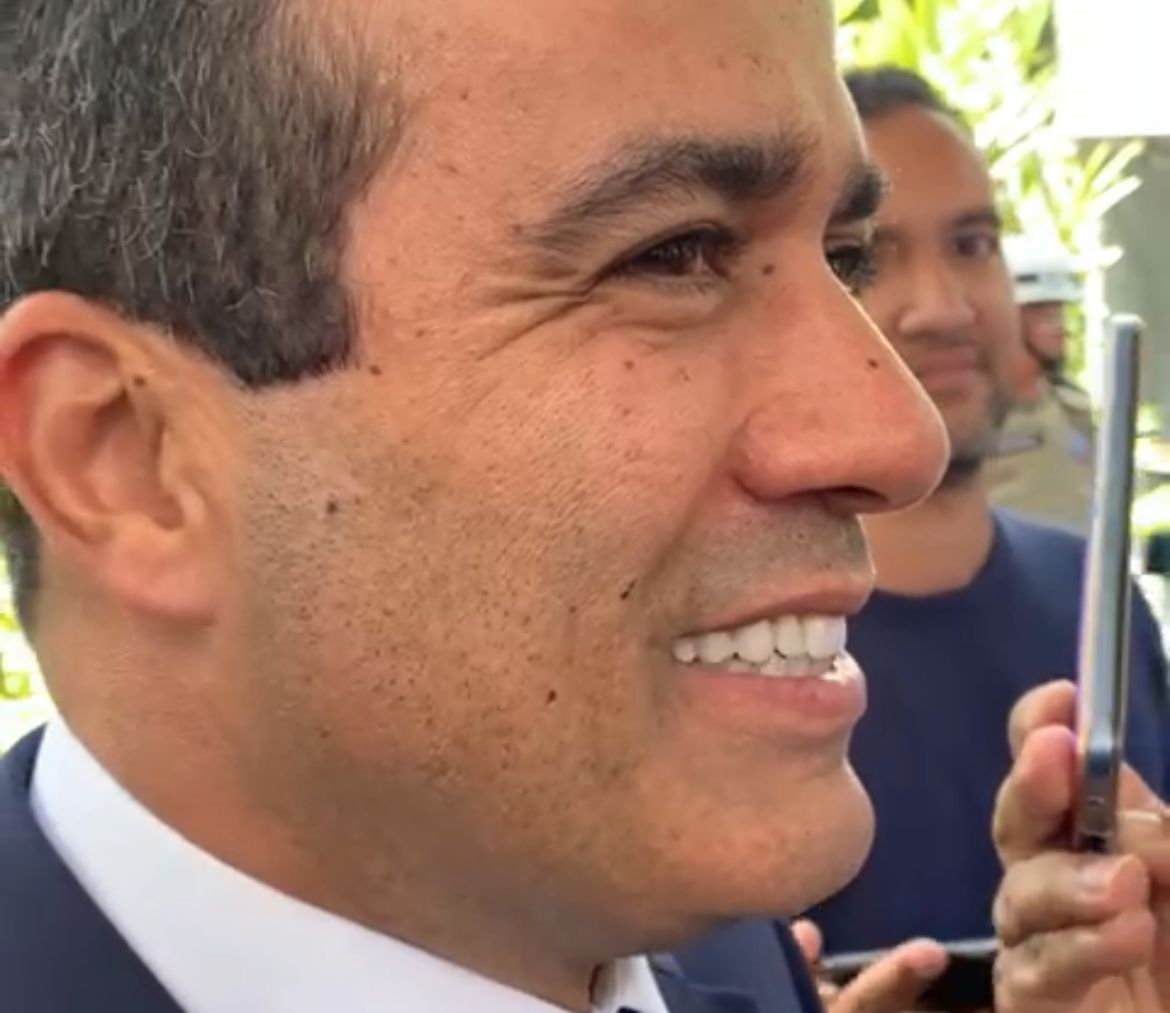 O prefeito Bruno Reis