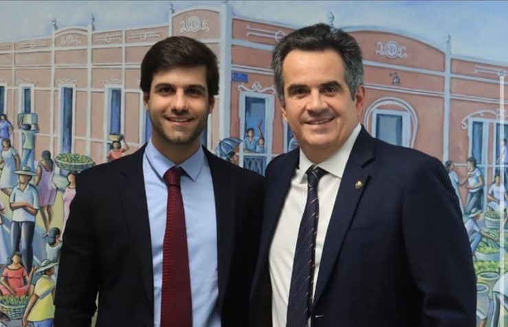 Luis Eduardo Magalhães e o presidente nacional do PP, o senador Ciro Nogueira (PI)