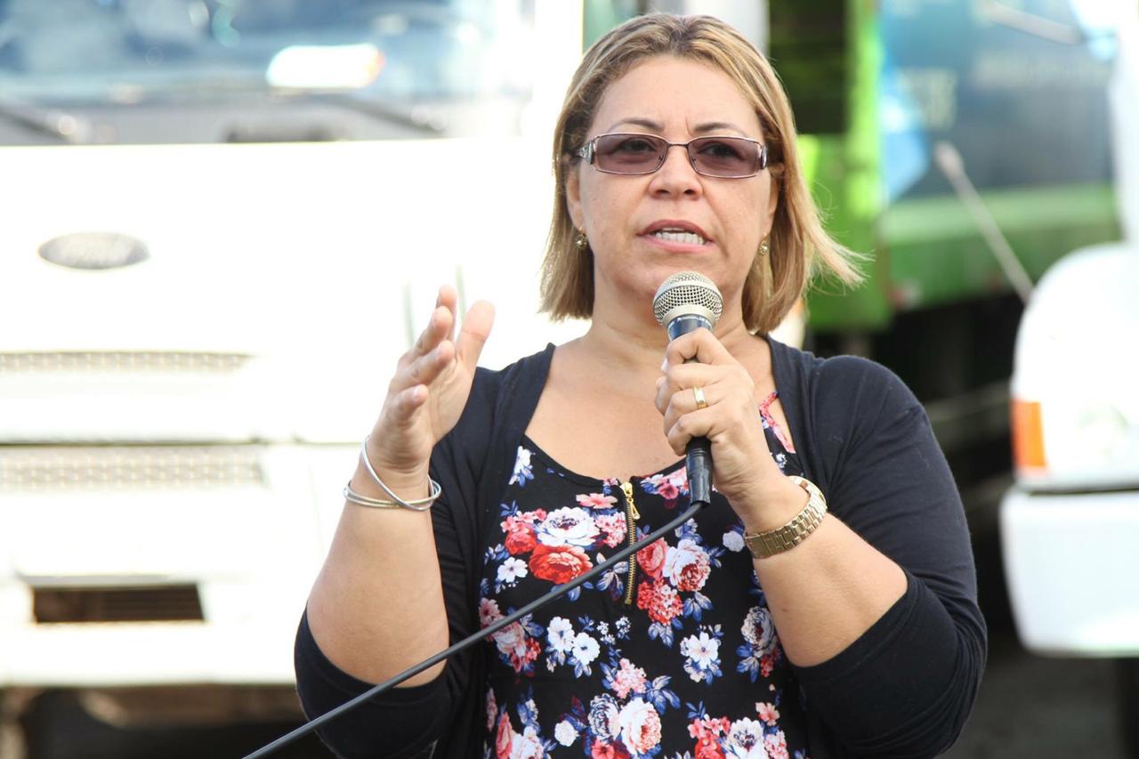 Ana Angélica, coordenadora-geral do SindilimpBA Ana Angélica, coordenadora-geral do SindilimpBA
