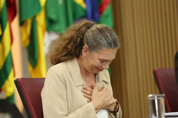 A ministra do Esporte, Ana Moser
