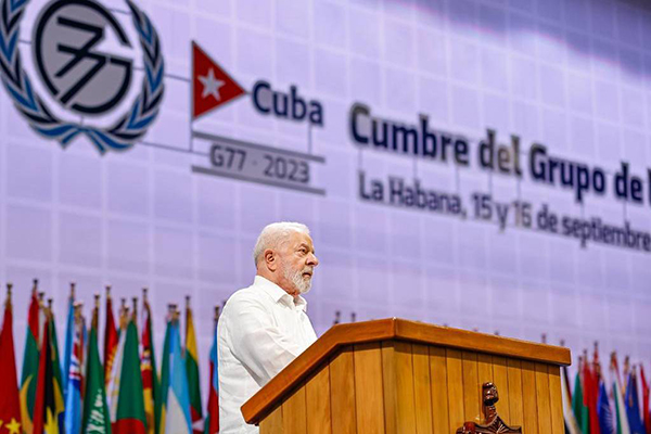 O presidente Lula O presidente Lula