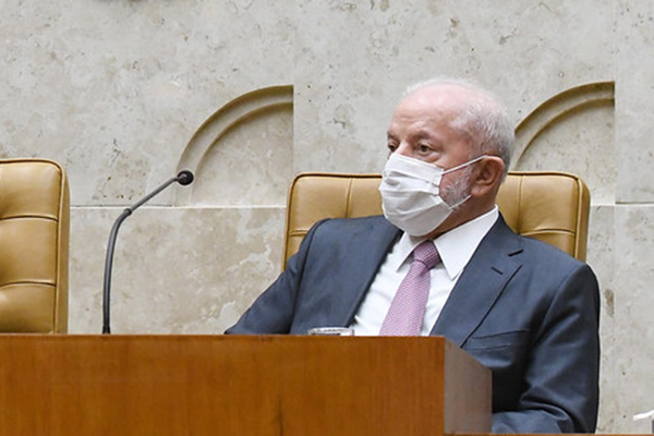 O presidente Lula