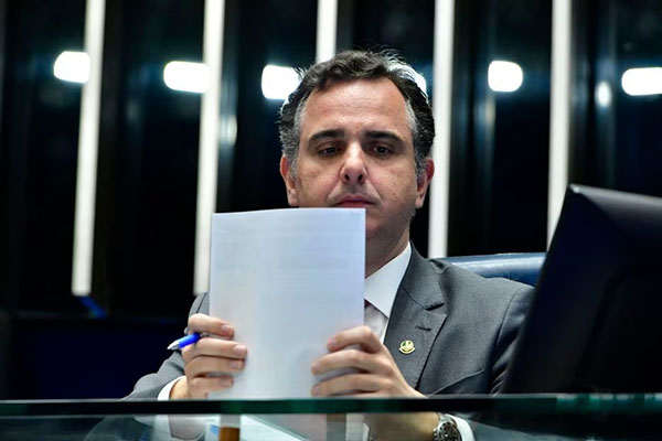 O presidente do Senado, Rodrigo Pacheco (PSD-MG)