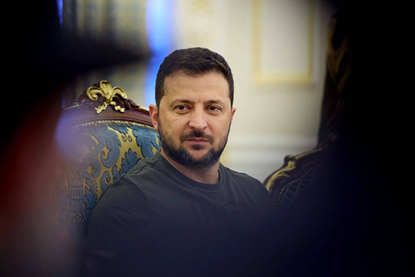 Presidente da Ucrânia, Volodmir Zelenski Presidente da Ucrânia, Volodmir Zelenski