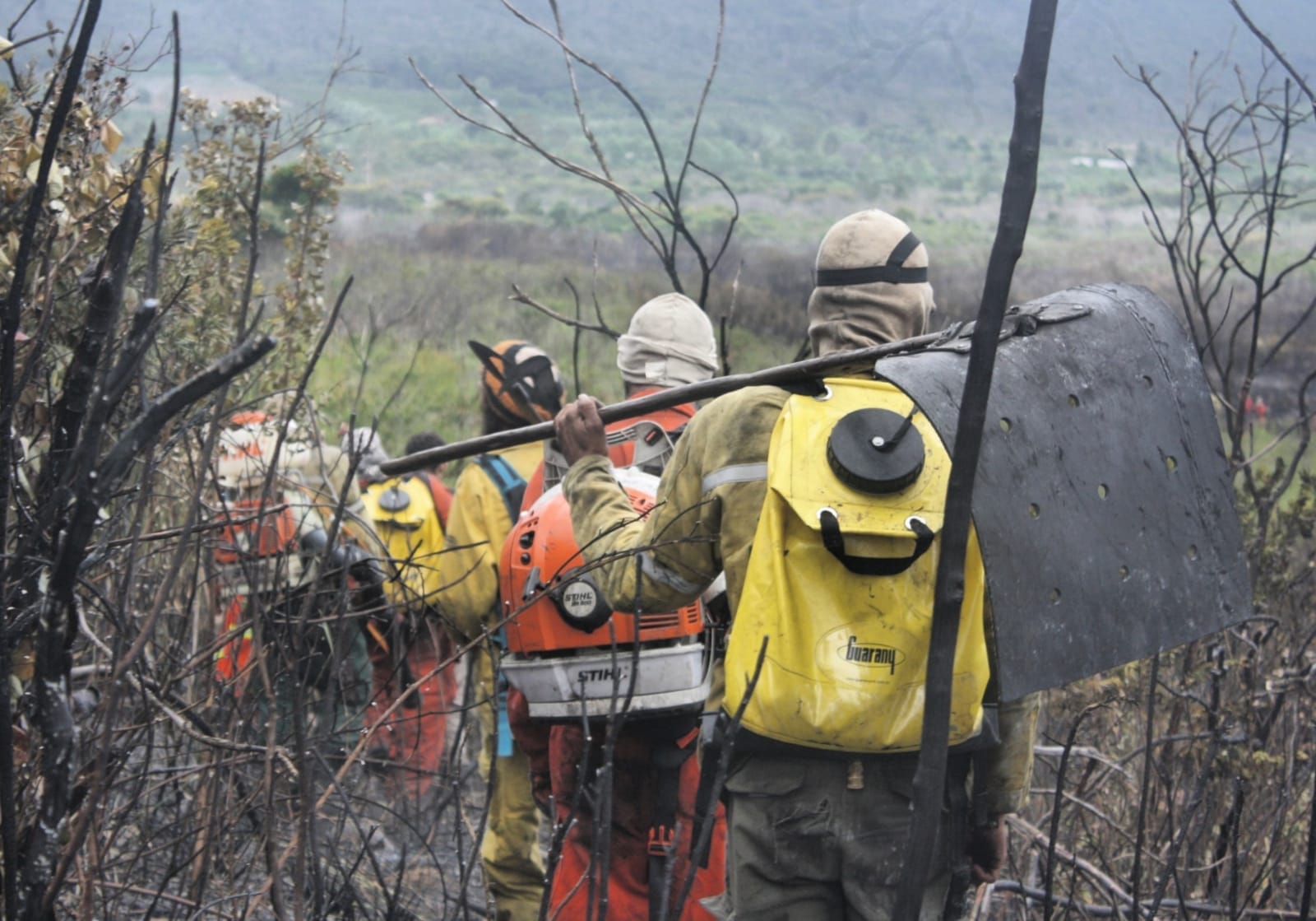 Brigadas voluntárias recebem recursos para combate a incêndios na Chapada Diamantina