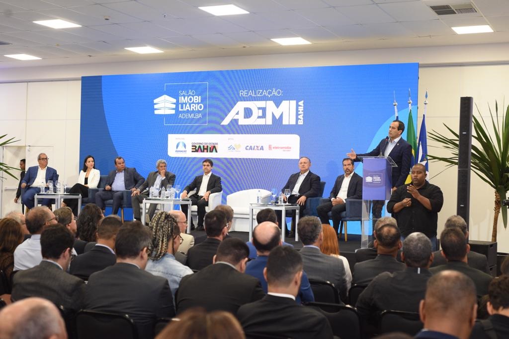 Prefeito Bruno Reis ajudou a aliviar climão criado por vice-governador Geraldo Jr. durante abertura do Salão Imobiliário