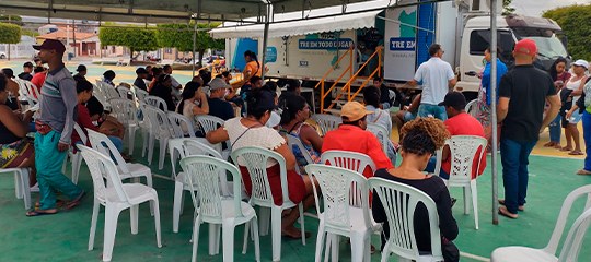 Serviço itinerante segue até a sexta (27/10); no local, poderá ser realizado o cadastramento biométrico, 1ª e 2ª via de título, dentre outras atualizações no cadastro eleitoral Serviço itinerante segue até a sexta (27/10); no local, poderá ser realizado o cadastramento biométrico, 1ª e 2ª via de título, dentre outras atualizações no cadastro eleitoral