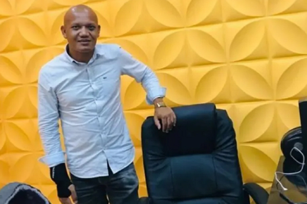 O vereador Gean Carlos de Oliveira, da cidade de Novo Horizonte