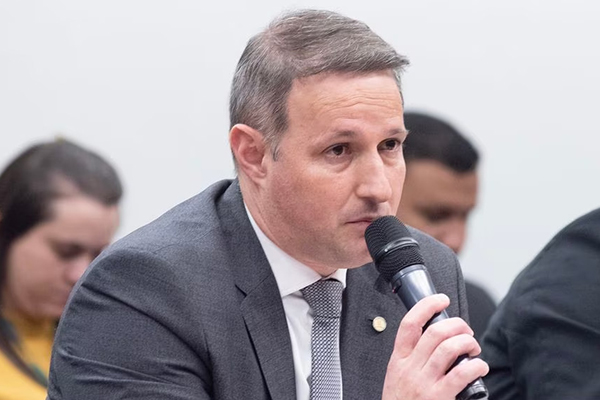 O secretário de Segurança Pública de São Paulo, Guilherme Derrite