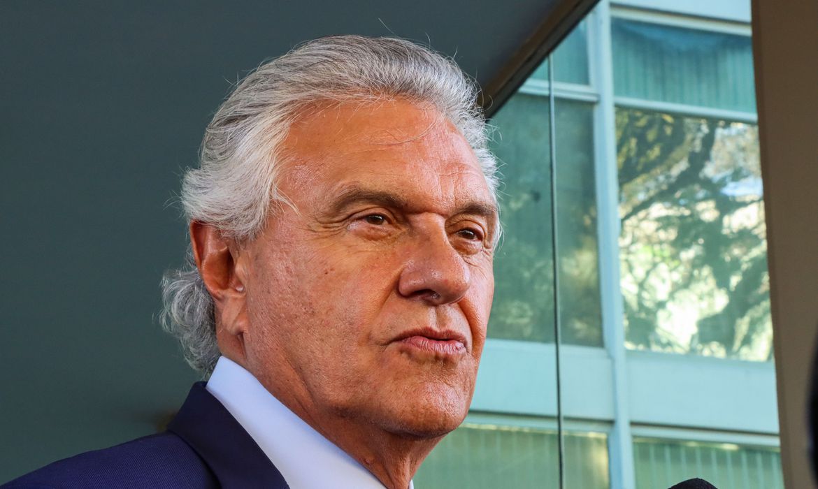 O governador de Goiás, Ronaldo Caiado (União Brasil)