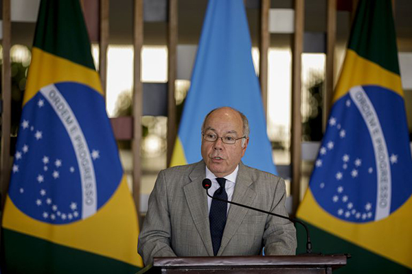 O ministro das Relações Exteriores, Mauro Vieira