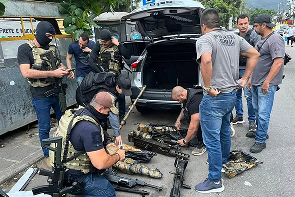 Policiais civis apreendem parte das metralhadoras desviadas do Exército de São Paulo