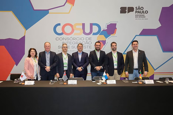 Encontro do Cosud no Palácio dos Bandeirantes, em São Paulo