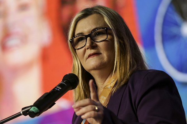 A ex-presidente da Caixa Econômica Federal Rita Serrano A ex-presidente da Caixa Econômica Federal Rita Serrano