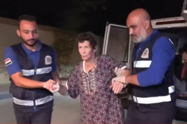 s civis foram soltos em troca de 183 prisioneiros palestinos detidos por Israel
