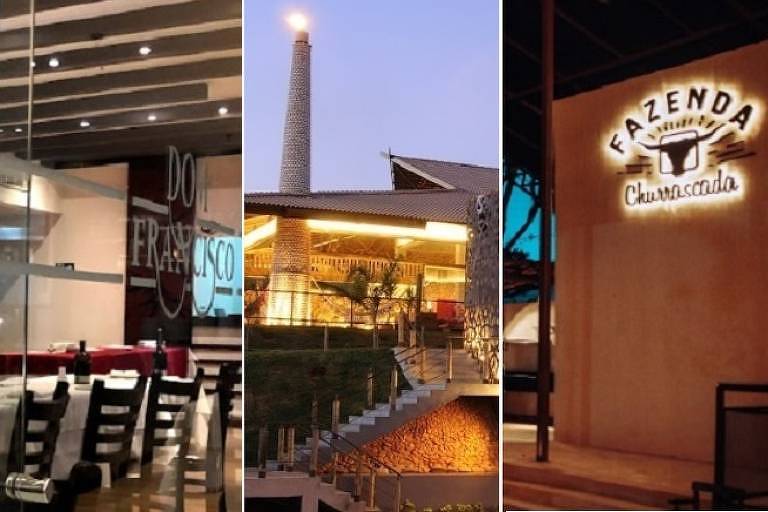 A partir da esquerda, restaurantes em que cada um dos novos ministros do STJ, Teodoro Santos, Daniela Teixeira e Afrânio Vilela, receberá os amigos depois da cerimônia de posse, nesta quarta-feira (22)