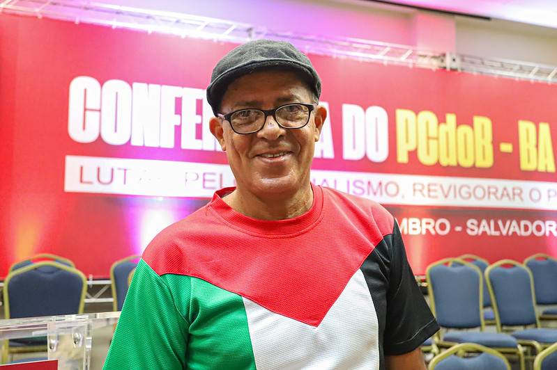 Presidentes municipal e estadual do PCdoB, Jurandir Júnior e Geraldo Galindo