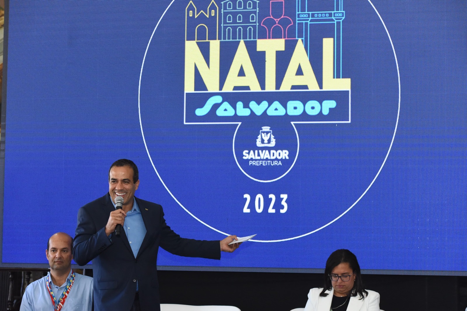 Bruno Reis lembrou que realizar um evento de Natal para as famílias não era uma tradição da cidade