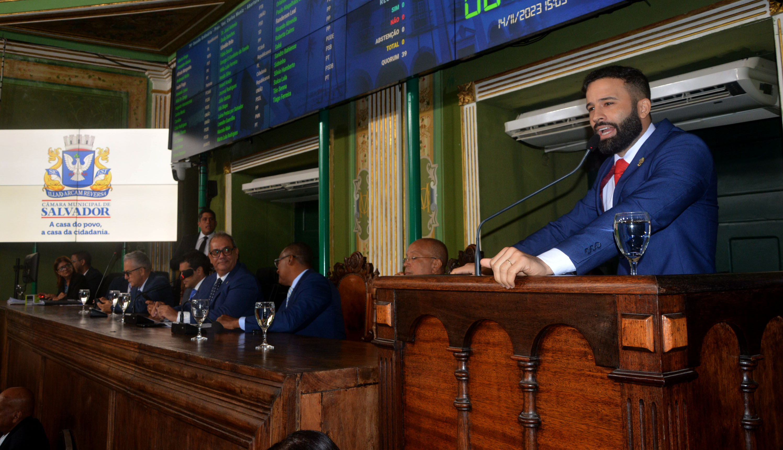 O vereador Átila do Congo (PRD)