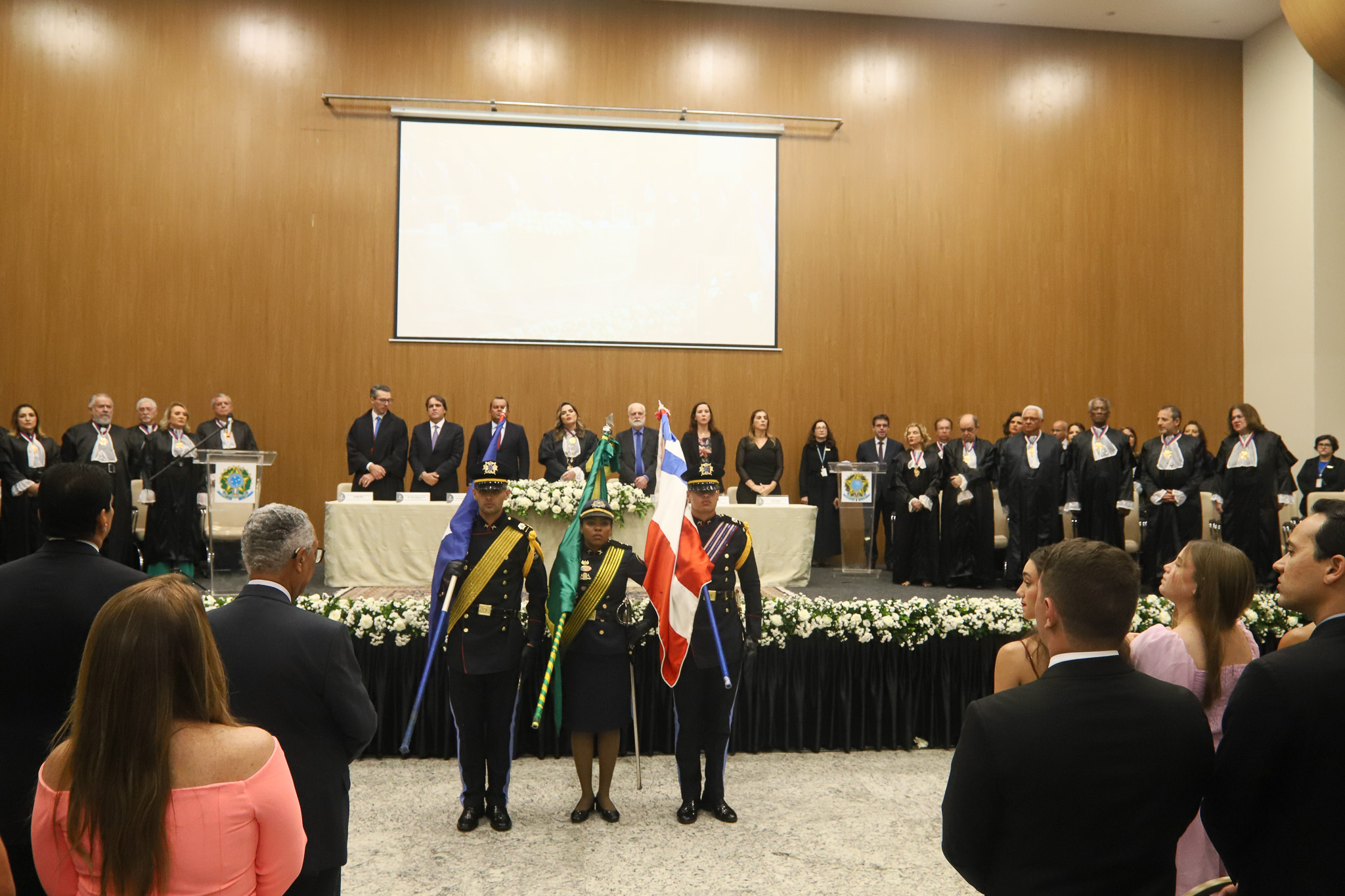 Mesa de Honra na posse da Nova Mesa Diretora do TRT-BA