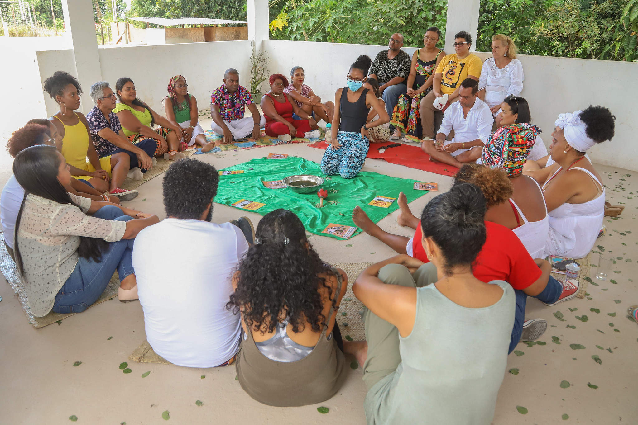 O objetivo central foi a troca de experiências da sala de aula