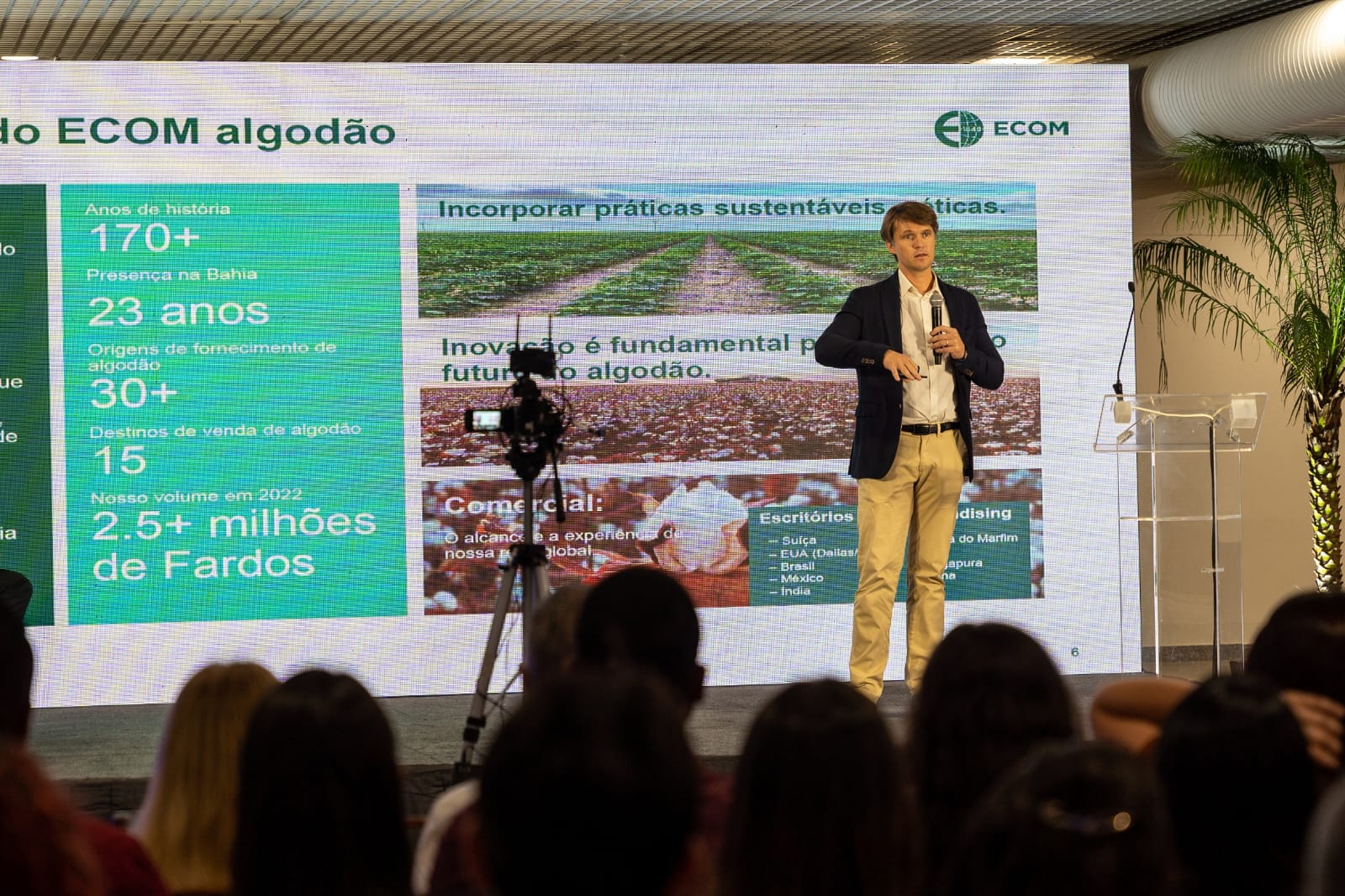 Grègorie Négre, cotton trader da ECOM Agroindustrial/EISA