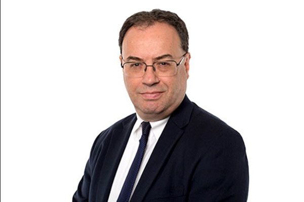 Presidente do Banco da Inglaterra, Andrew Baley Presidente do Banco da Inglaterra, Andrew Baley