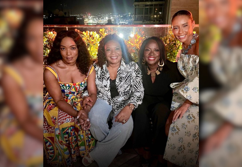 Margareth se reuniu com as atrizes Angela Bassett, Viola Davis e Taís Araújo em evento de boas-vindas