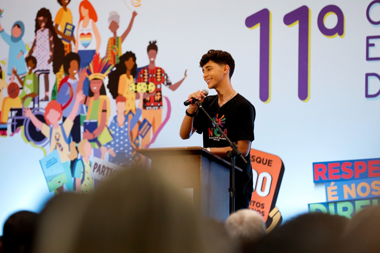 O encontro, promovido pelo Conselho Estadual da Criança e do Adolescente (Ceca), com apoio da Secretaria de Justiça e Direitos Humanos do Estado (SJDH)