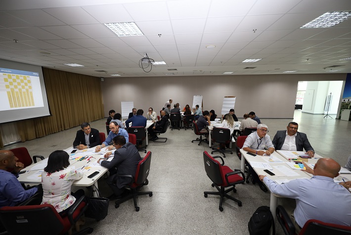 Encontro reuniu gestores da Casa de Contas para construção do mapa estratégico da instituição Encontro reuniu gestores da Casa de Contas para construção do mapa estratégico da instituição