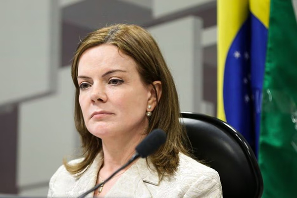 A presidente do PT, deputada federal Gleisi Hoffmann A presidente do PT, deputada federal Gleisi Hoffmann