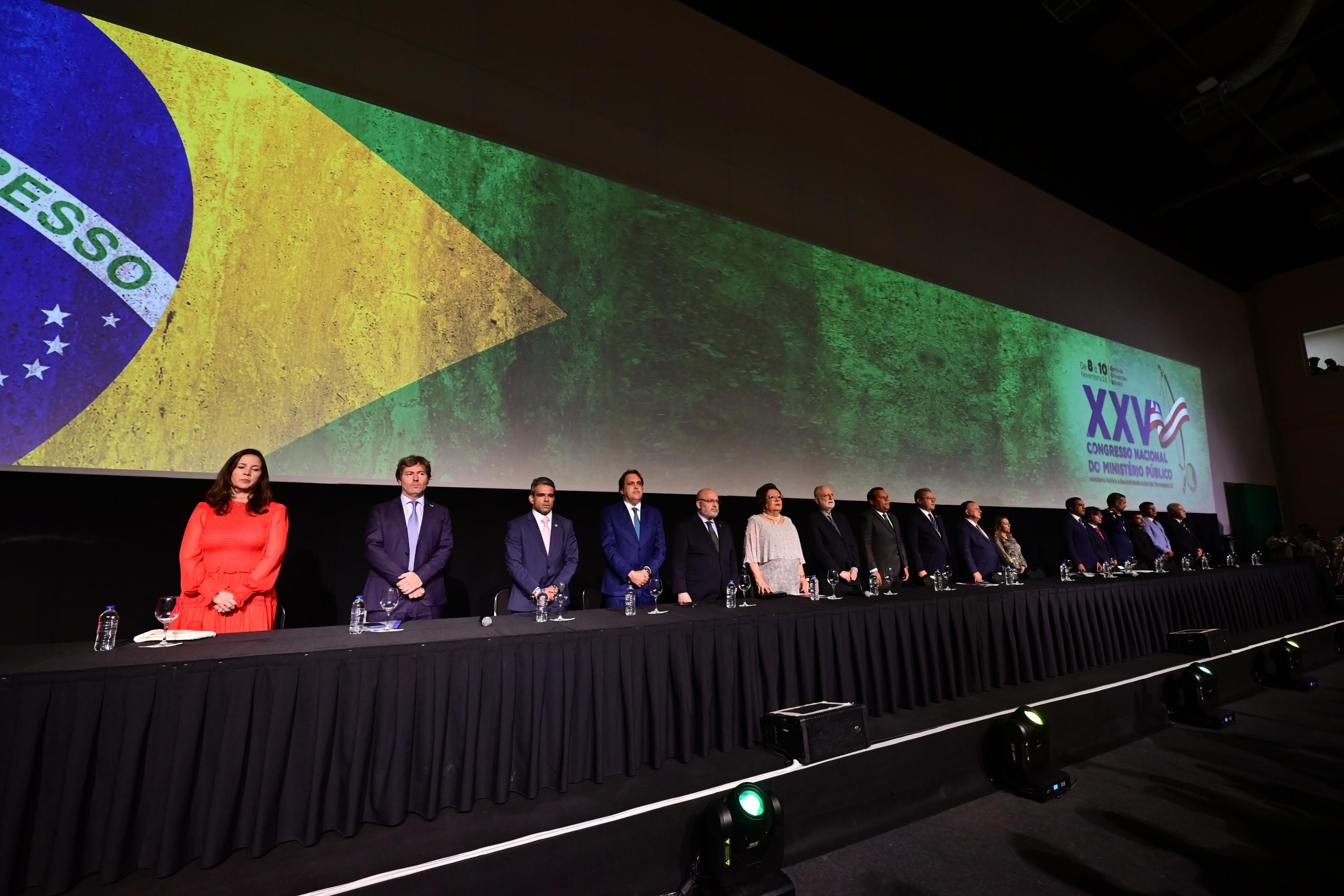 A abertura oficial contou com homenagem ao promotor de Justiça baiano Cristiano Chaves, que faleceu no último dia 6