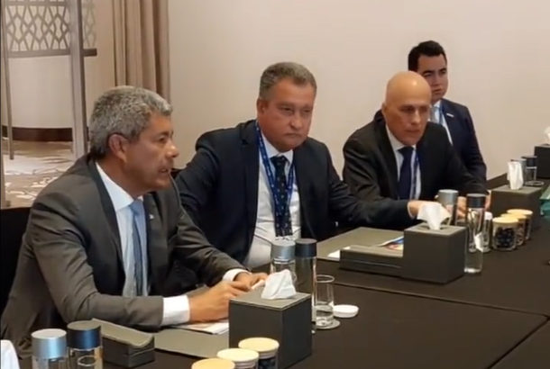 Jerônimo e Rui se reúnem com empresários no Emirados Árabes