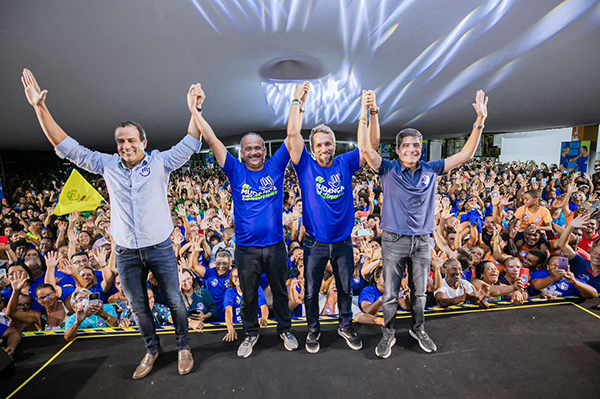 Bruno Reis, Antonio Elinaldo, Flávio Matos e ACM Neto